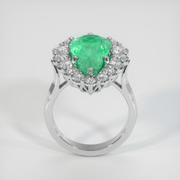 6.09 Ct. Emerald Ring, Platinum 950 3