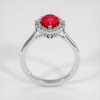 2.03 Ct. Ruby Ring, Platinum 950 3