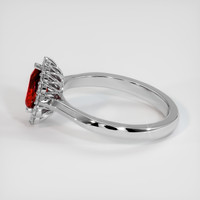 1.20 Ct. Ruby Ring, Platinum 950 4