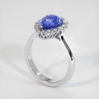 2.78 Ct. Color Change Sapphire Ring, Platinum 950 2