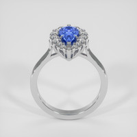 1.60 Ct. Blue Sapphire Ring, Platinum 950 3
