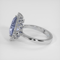 6.14 Ct. Blue Sapphire Ring, Platinum 950 4