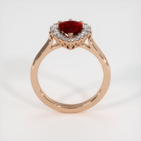 1.01 Ct. Ruby Ring, 14K Rose Gold 3