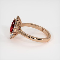 1.01 Ct. Ruby Ring, 14K Rose Gold 4