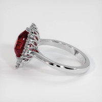 3.01 Ct. Ruby Ring, 10K White Gold 4