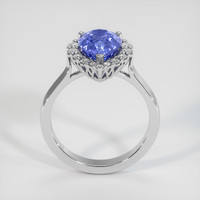 2.78 Ct. Color Change Sapphire Ring, 14K White Gold 3