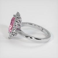 3.00 Ct. Sapphire Ring, 18K White Gold 4