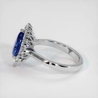 2.04 Ct. Sapphire Ring, 18K White Gold 4