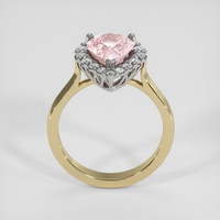 3.03 Ct. Pink Sapphire Ring, 14K White & Yellow 3