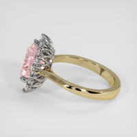 3.03 Ct. Pink Sapphire Ring, 18K White & Yellow 4