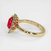 2.03 Ct. Ruby Ring, 14K Yellow Gold 4