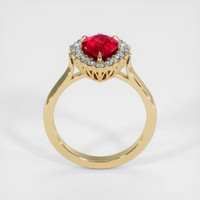 2.04 Ct. Ruby Ring, 14K Yellow Gold 3