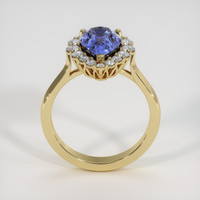 2.90 Ct. Blue Sapphire Ring, 14K Yellow Gold 3