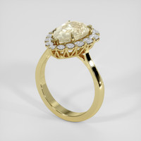 4.00 Ct. Yellow Sapphire Ring, 14K Yellow Gold 2