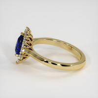 1.28 Ct. Sapphire Ring, 18K Yellow Gold 4