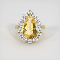 5.15 Ct. Gemstone Ring, 18K Yellow Gold 1