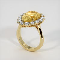 5.15 Ct. Gemstone Ring, 18K Yellow Gold 2