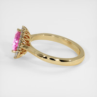 1.21 Ct. Sapphire Ring, 18K Yellow Gold 4