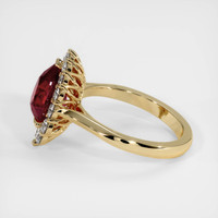 3.01 Ct. Ruby Ring, 18K Yellow Gold 4