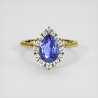 2.78 Ct. Color Change Sapphire Ring, 18K Yellow Gold 1