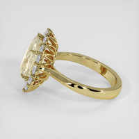 4.00 Ct. Yellow Sapphire Ring, 18K Yellow Gold 4