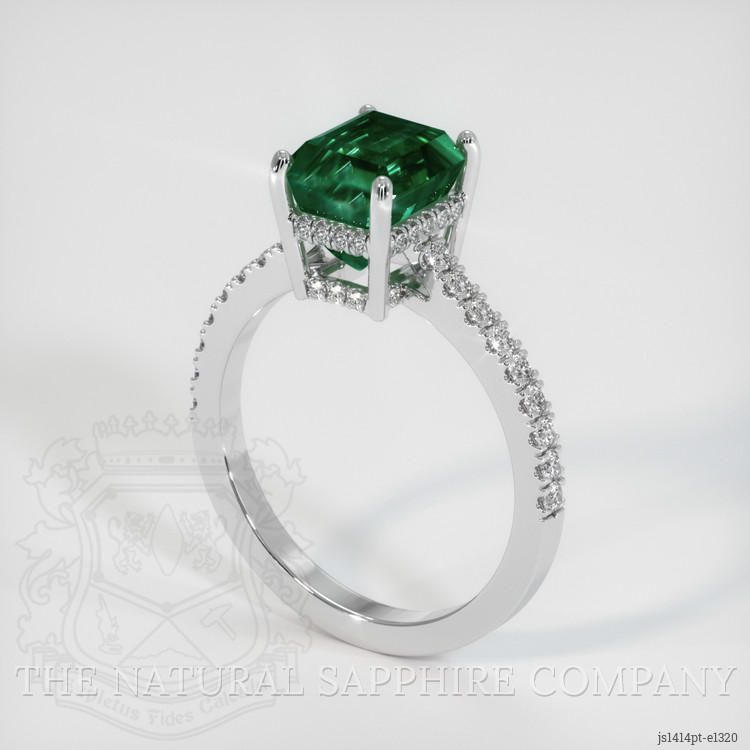 Emerald Ring 2.60 Ct. Platinum 950 | The Natural Emerald Company