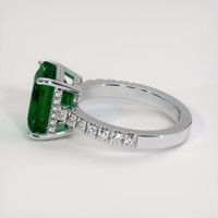 4.25 Ct. Emerald Ring, Platinum 950 4