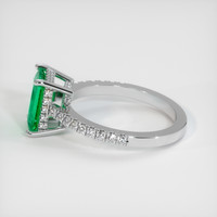 1.33 Ct. Emerald Ring, Platinum 950 4