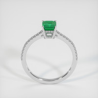 0.75 Ct. Emerald Ring, Platinum 950 3