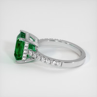 2.94 Ct. Emerald Ring, Platinum 950 4