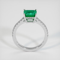 1.41 Ct. Emerald Ring, Platinum 950 3