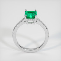 2.63 Ct. Emerald Ring, Platinum 950 3