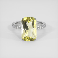 4.00 Ct. Gemstone Ring, Platinum 950 1