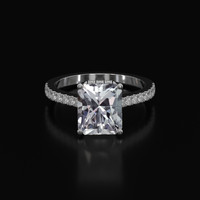 3.18 Ct. Gemstone Ring, Platinum 950 1