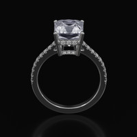 3.18 Ct. Gemstone Ring, Platinum 950 3