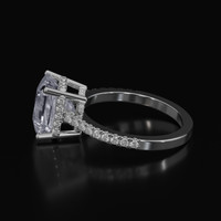 3.18 Ct. Gemstone Ring, Platinum 950 4