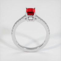 1.20 Ct. Ruby Ring, Platinum 950 3