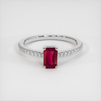 0.52 Ct. Ruby Ring, Platinum 950 1