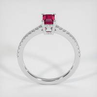 0.52 Ct. Ruby Ring, Platinum 950 3