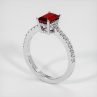 1.45 Ct. Ruby Ring, Platinum 950 2