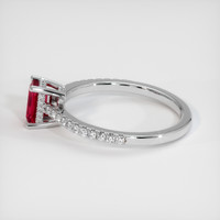 0.48 Ct. Ruby Ring, Platinum 950 4