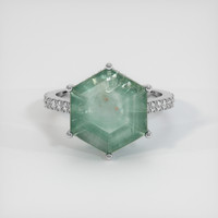 8.09 Ct. Sapphire Ring, Platinum 950 1