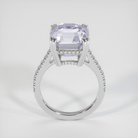 11.75 Ct. White Sapphire Ring, Platinum 950 3