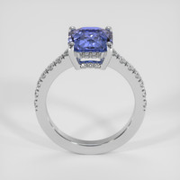 2.55 Ct. Purplish Blue Sapphire Ring, Platinum 950 3