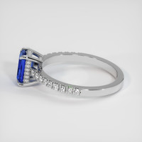 1.02 Ct. Blue Sapphire Ring, Platinum 950 4