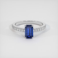 1.40 Ct. Sapphire Ring, Platinum 950 1