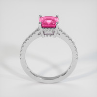 2.03 Ct. Pink Sapphire Ring, Platinum 950 3