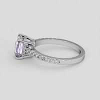 2.07 Ct. Purple Sapphire Ring, Platinum 950 4