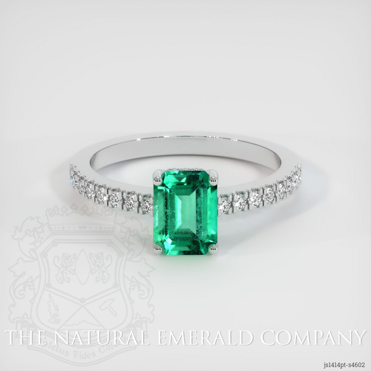 Emerald Ring 1.42 Ct. Platinum 950 | The Natural Emerald Company