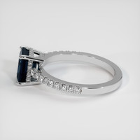 1.57 Ct. Sapphire Ring, Platinum 950 4